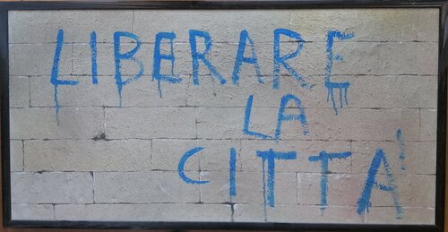 Liberare la città by Silvio Ricci, Painting for Sale on Select