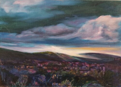 Firenze-Alba by Silvio Ricci, Painting for Sale on Select