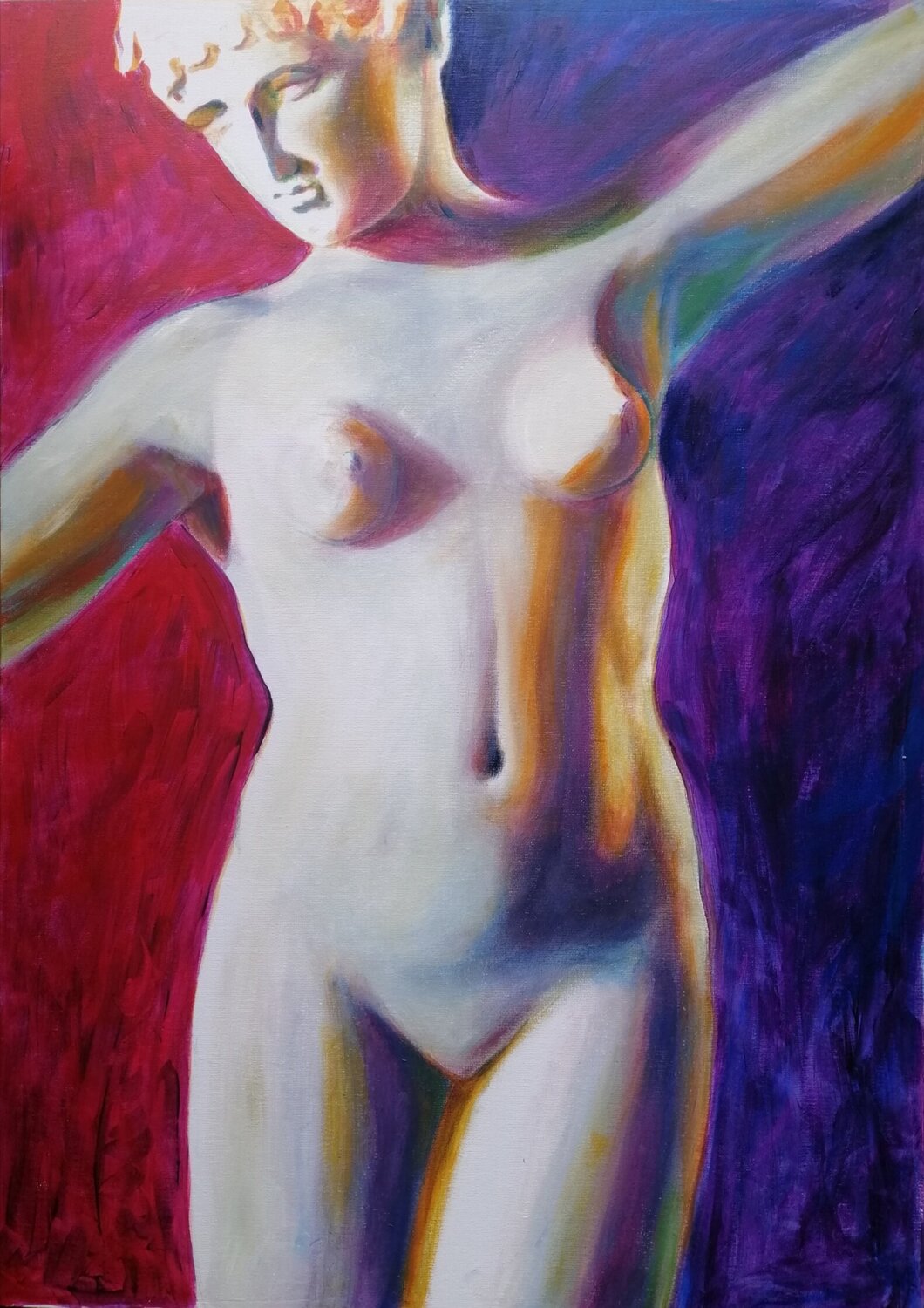 Venere esquilina Silvio Ricci Original painting for sale