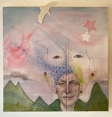 self-portrait by Agnes Boes, Painting for Sale on Select