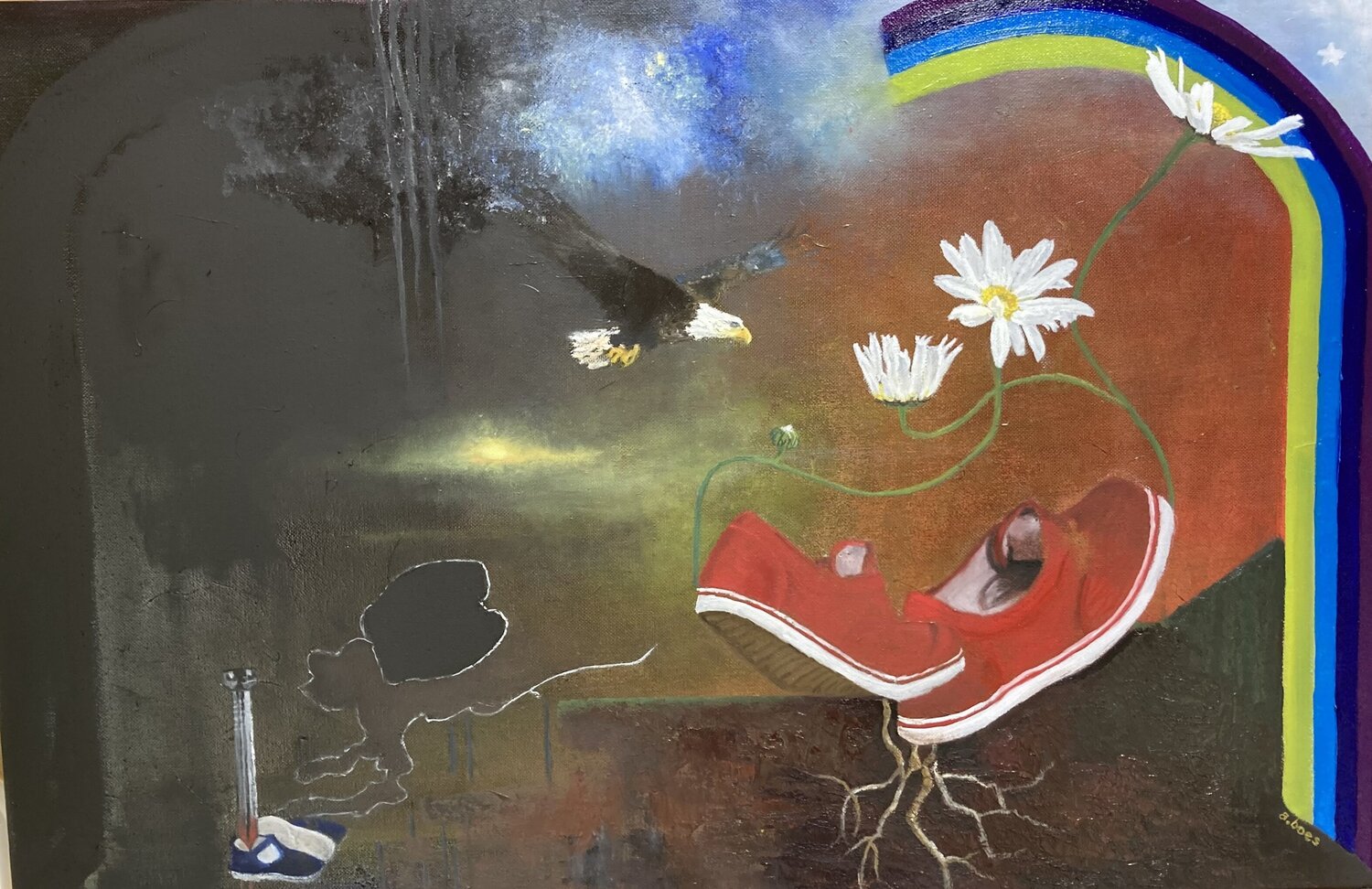 FromTo Agnes Boes Original painting for sale
