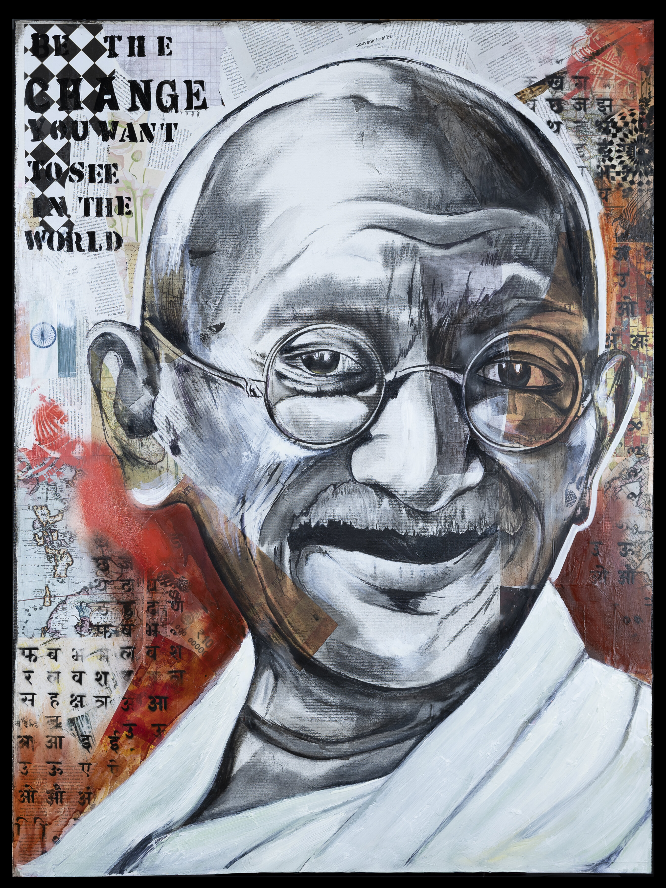 Topic Gandhi paintings