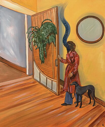 Departure by Komal Sharma, Painting for Sale on Select
