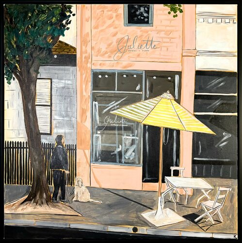 Weekend Coffee by Komal Sharma, Painting for Sale on Select