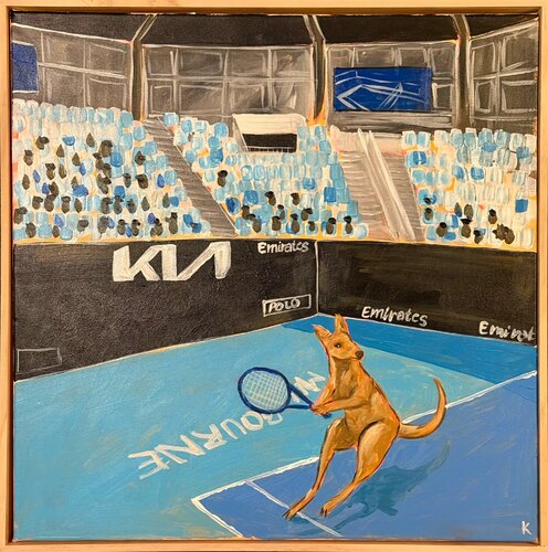 Australian Open by Komal Sharma, Painting for Sale on Select