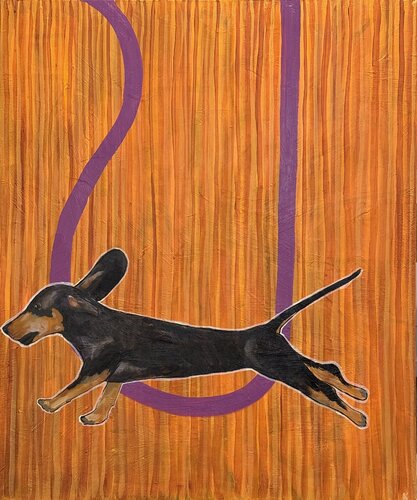 Chasing Curiosity by Komal Sharma, Painting for Sale on Select