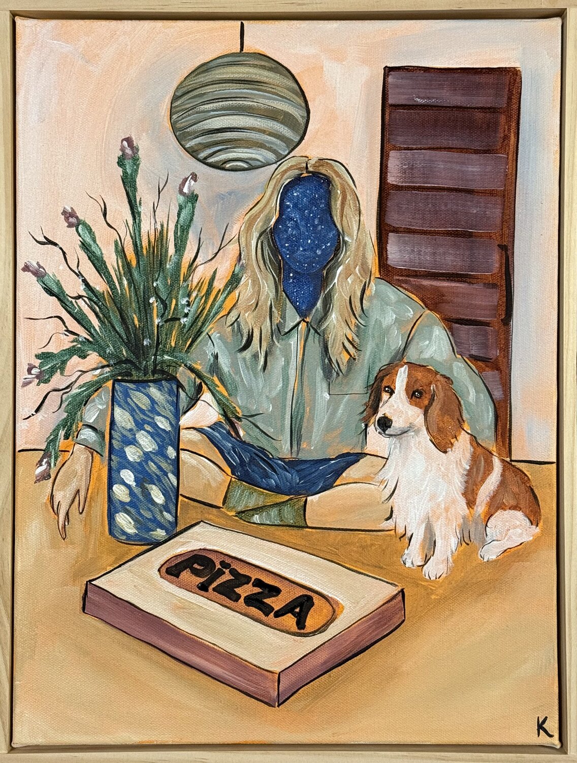 Casual Date Komal Sharma Original painting for sale