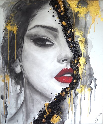 SHE KNOWS by Christina Wanke, Painting for Sale on Select