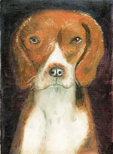 Perro 01 by Laurianne Lopez, Painting for Sale on Select