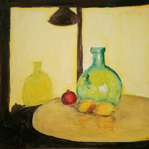 Sunset at home 02 by Laurianne Lopez, Painting for Sale on Select
