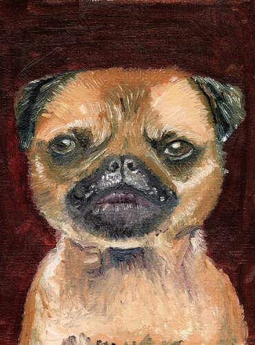 Perro 02 by Laurianne Lopez, Painting for Sale on Select