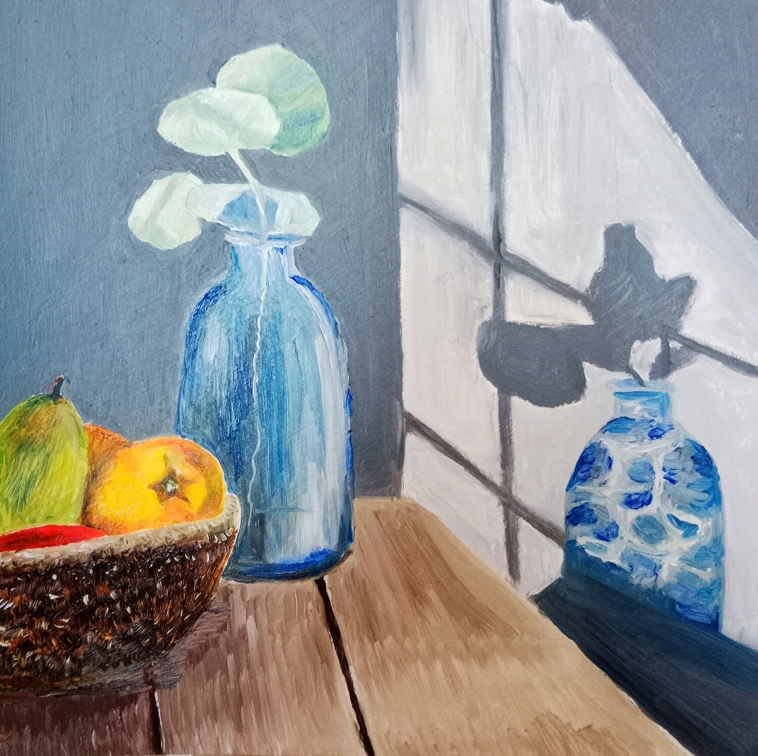 Quiet moment 01 Laurianne Lopez Original painting for sale