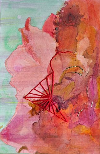 Memories 8 - Interwoven Moments by Shaiba Rajesh, Painting for Sale on Select
