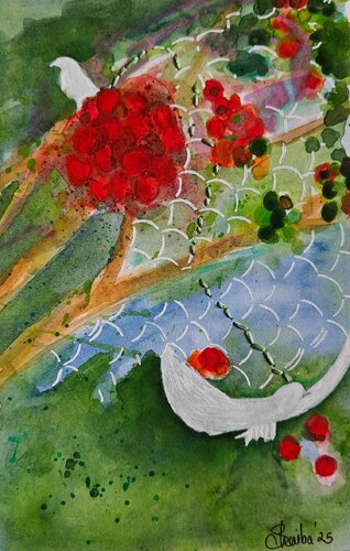 Memories 11 - Interwoven Moments by Shaiba Rajesh, Painting for Sale on Select