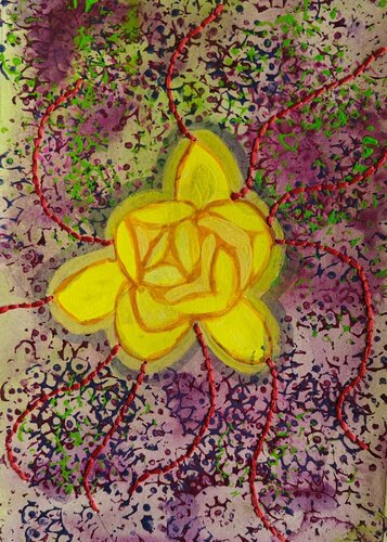Memories 14 - Interwoven Moments by Shaiba Rajesh, Painting for Sale on Select