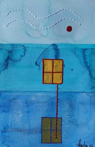 Memories 23- Interwoven Moments by Shaiba Rajesh, Painting for Sale on Select