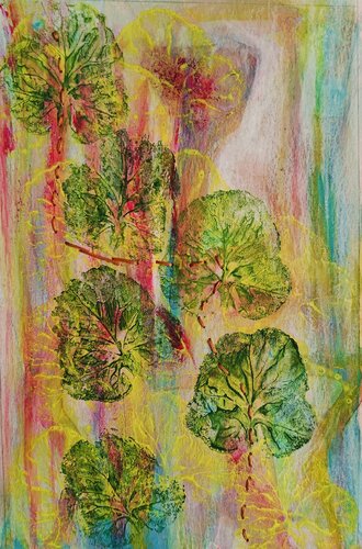 Memories 27 - Interwoven Moments by Shaiba Rajesh, Painting for Sale on Select