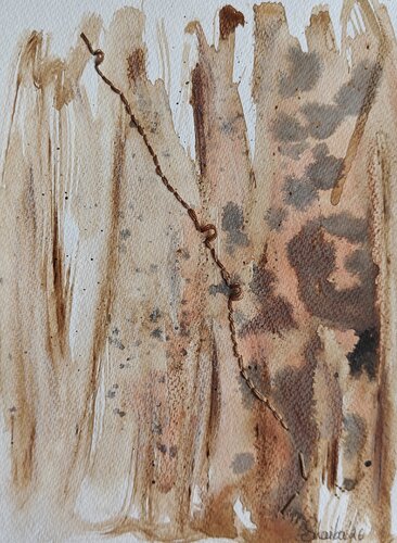 Memories 32 - Interwoven Moments by Shaiba Rajesh, Painting for Sale on Select