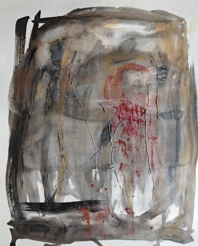 Memories 33 - Interwoven Moments by Shaiba Rajesh, Painting for Sale on Select