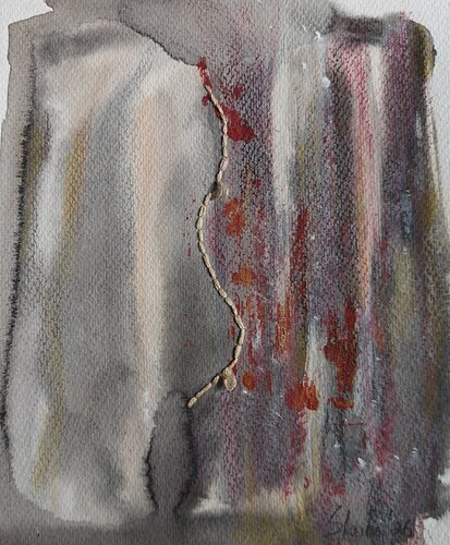Memories 34- Interwoven Moments by Shaiba Rajesh, Painting for Sale on Select