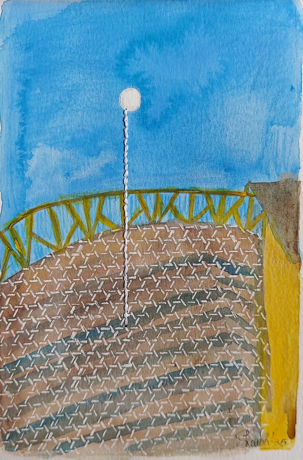 Memories 30 - Interwoven Moments Shaiba Rajesh Original painting for sale