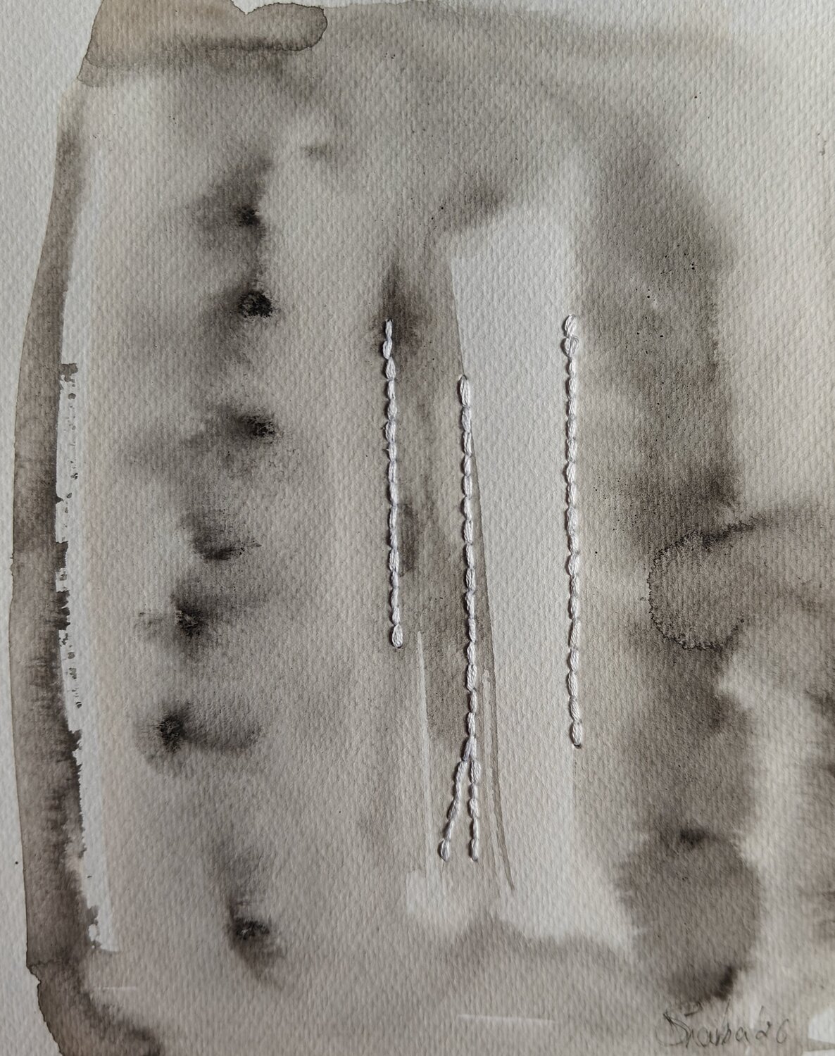 Memories 31 - Interwoven Moments Shaiba Rajesh Original painting for sale