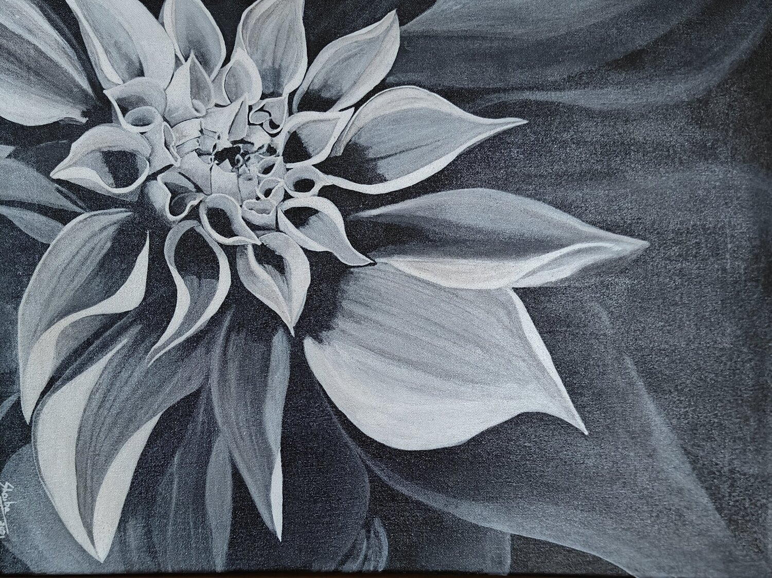The Silence Within Shaiba Rajesh Original painting for sale