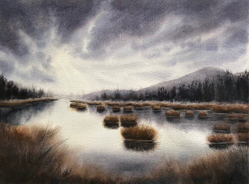 Moorlands II by Annett Coumont, Painting for Sale on Select