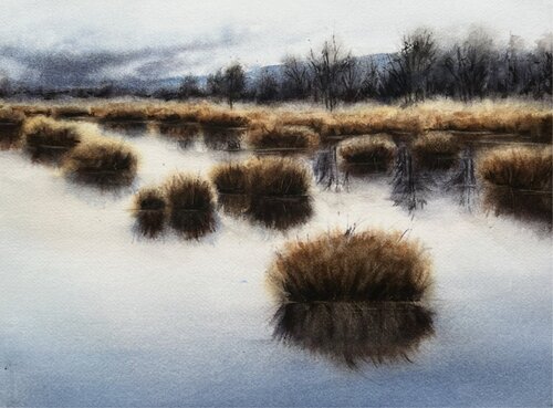 Moorlands I by Annett Coumont, Painting for Sale on Select