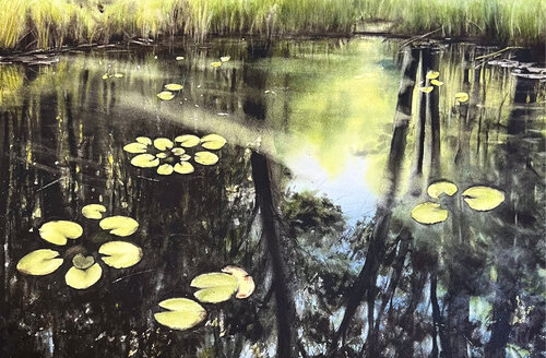 Nature's Reflections by Annett Coumont, Painting for Sale on Select