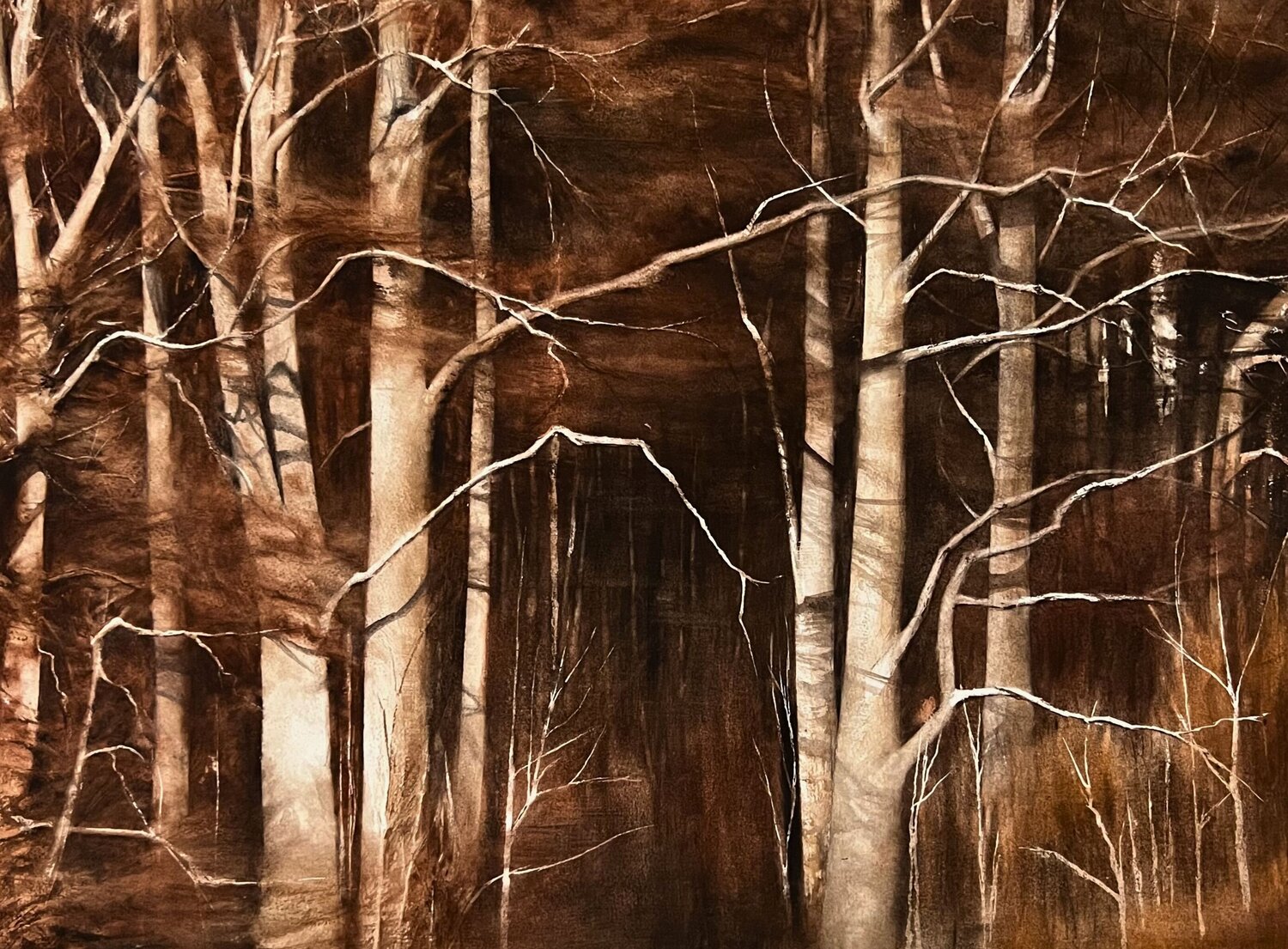 Quiet Tension Annett Coumont Original painting for sale
