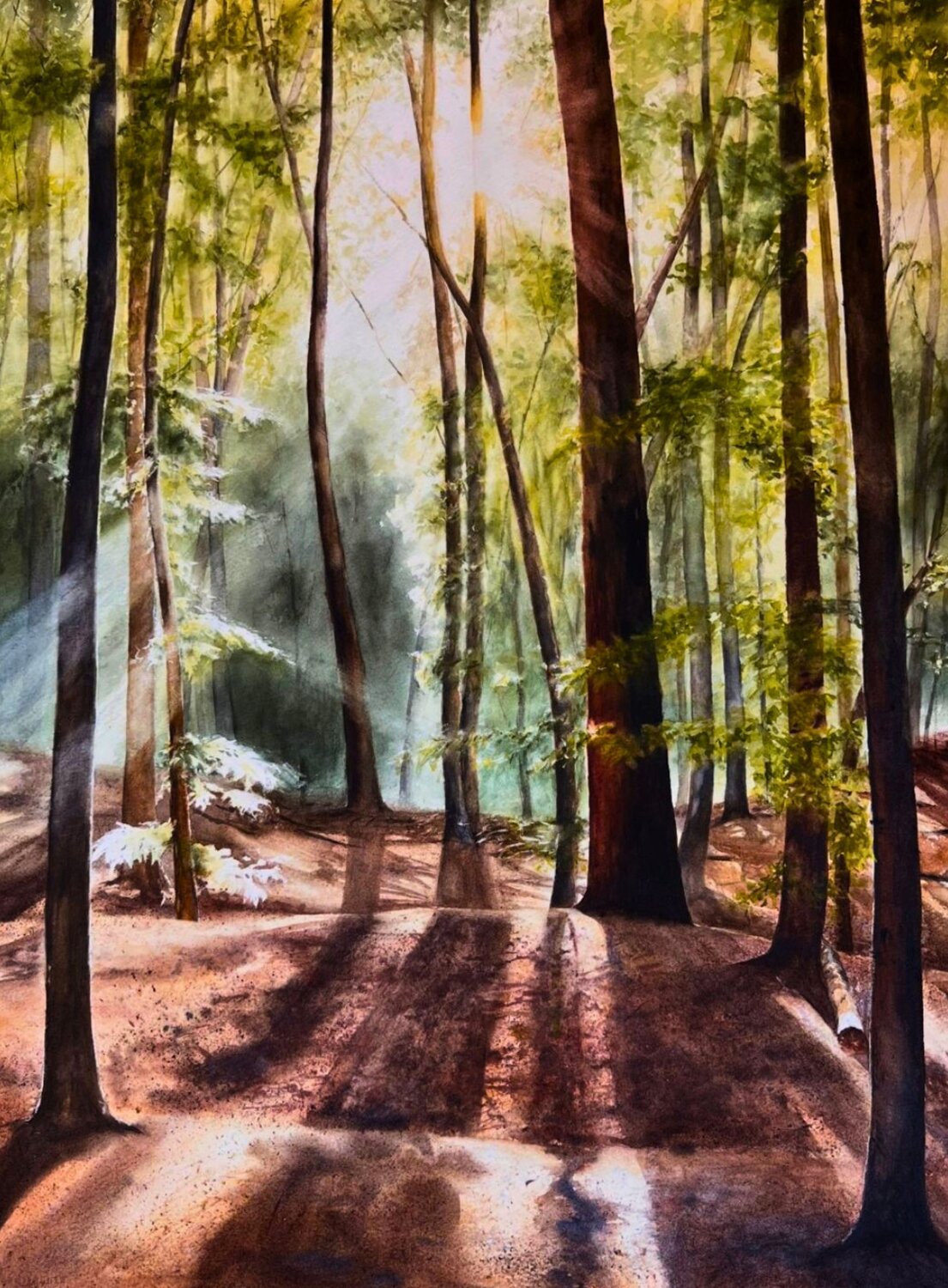 For(r)est Annett Coumont Original painting for sale