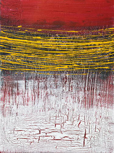 Lignes sur Noir by Alexander Wyhnalek, Painting for Sale on Select