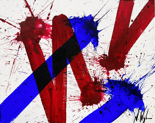 ABSTRACT MOMENTUM 01 by Alexander Wyhnalek, Painting for Sale on Select