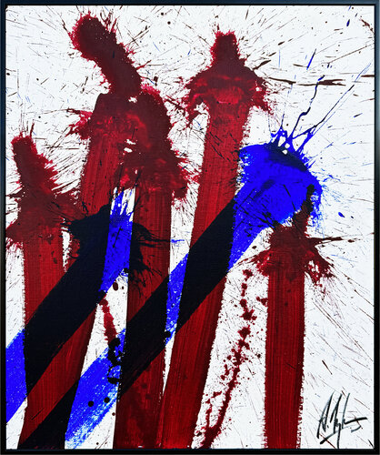 ABSTRACT MOMENTUM 02 by Alexander Wyhnalek, Painting for Sale on Select
