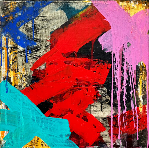 Colorful Symphony II by Alexander Wyhnalek, Painting for Sale on Select