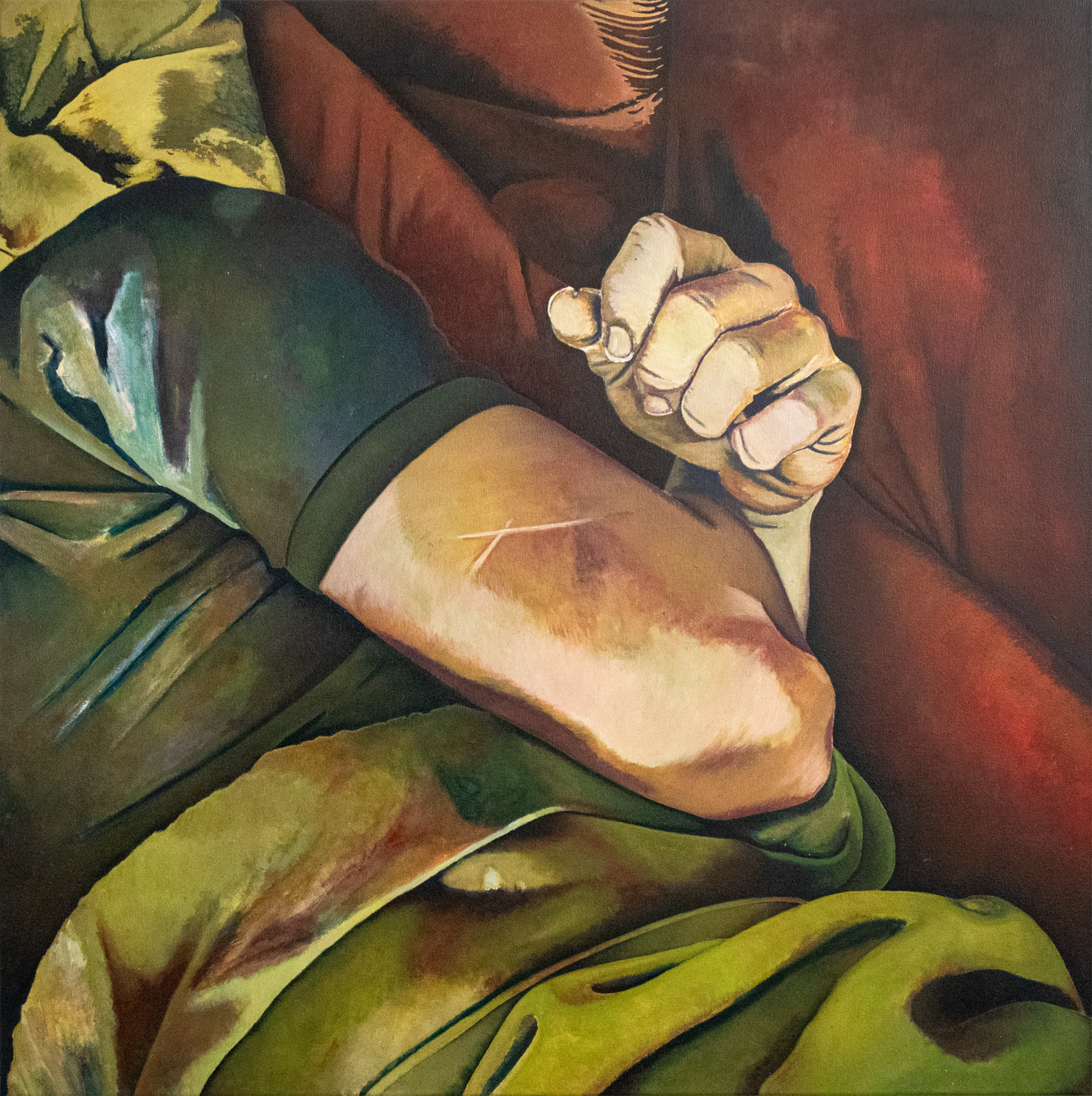 Im Schlaf Marcel van Beek Original painting for sale