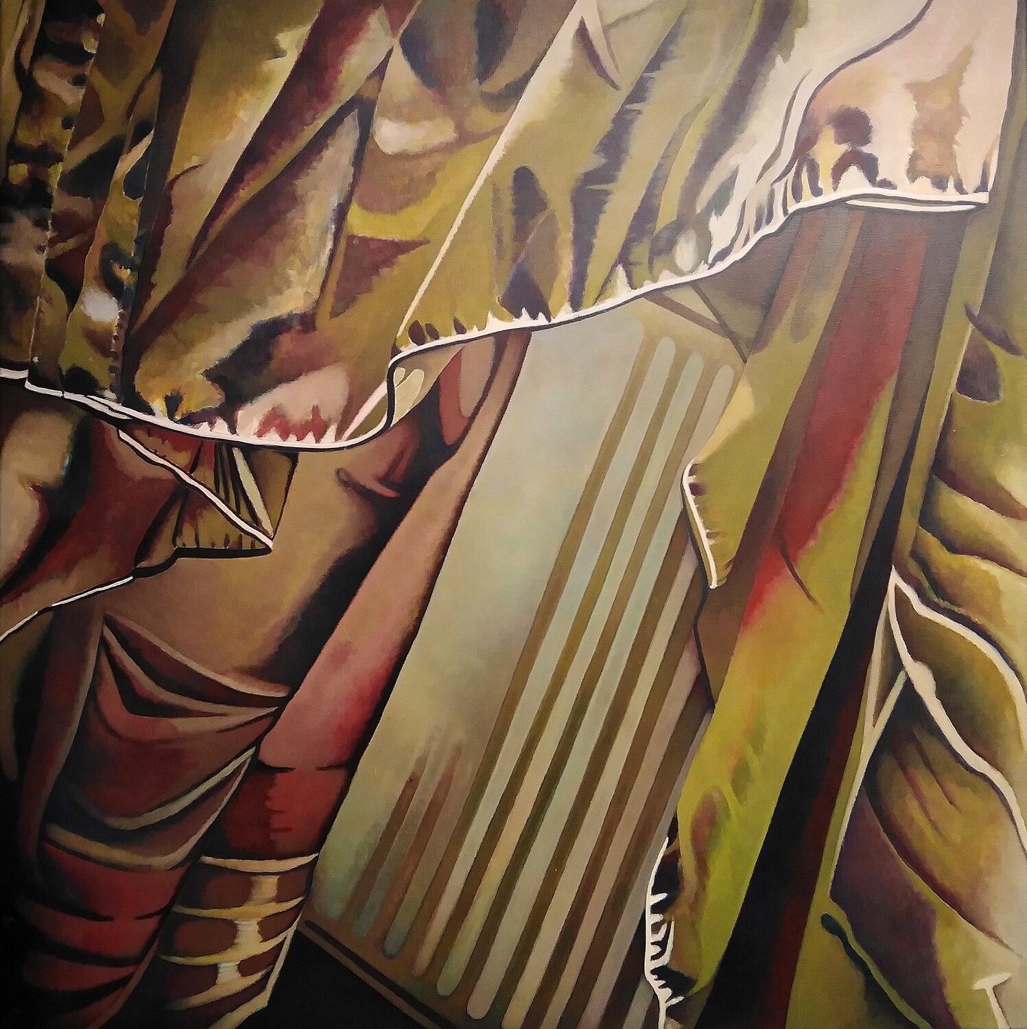 Der Vorhang Marcel van Beek Original painting for sale