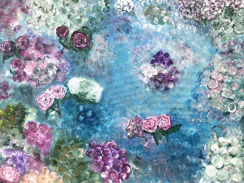 Flowers Spring by Margitta Mikus, Painting for Sale on Select