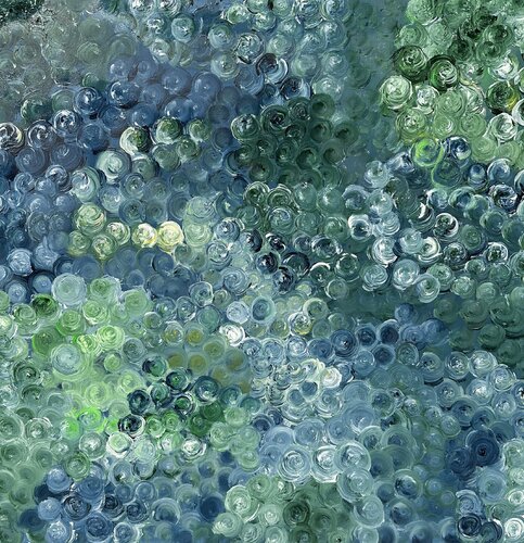 Water & Trees by Margitta Mikus, Painting for Sale on Select