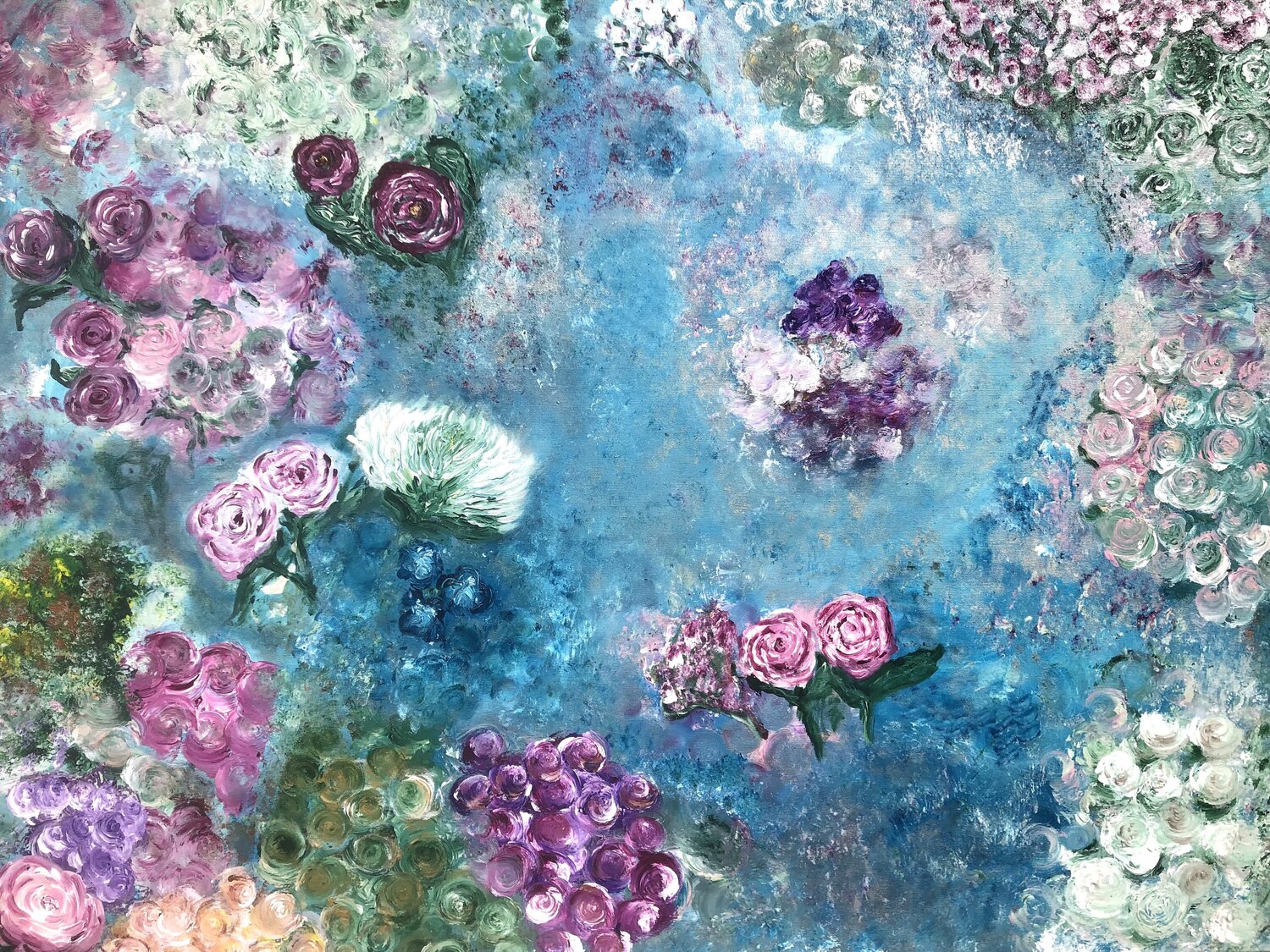 Flowers Spring Margitta Mikus Original painting for sale