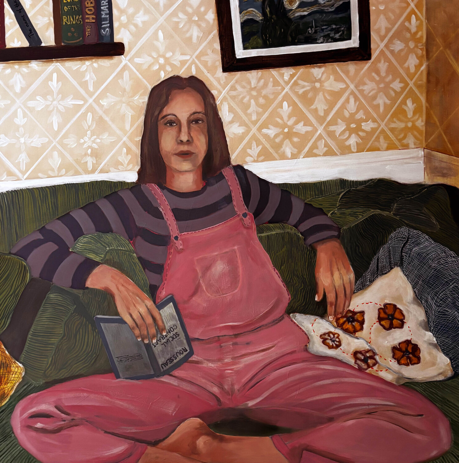 Tilted Gina Axlund Original painting for sale