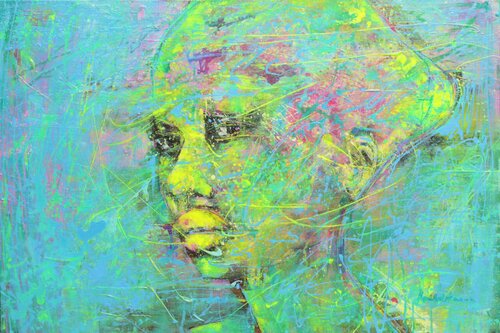 Face by Monika Lehmann, Painting for Sale on Select