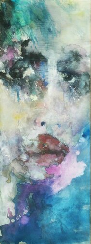 AugenBlick - Face #68 by Monika Lehmann, Painting for Sale on Select