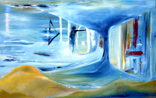 Fading Boundaries by Wei Xue, Painting for Sale on Select