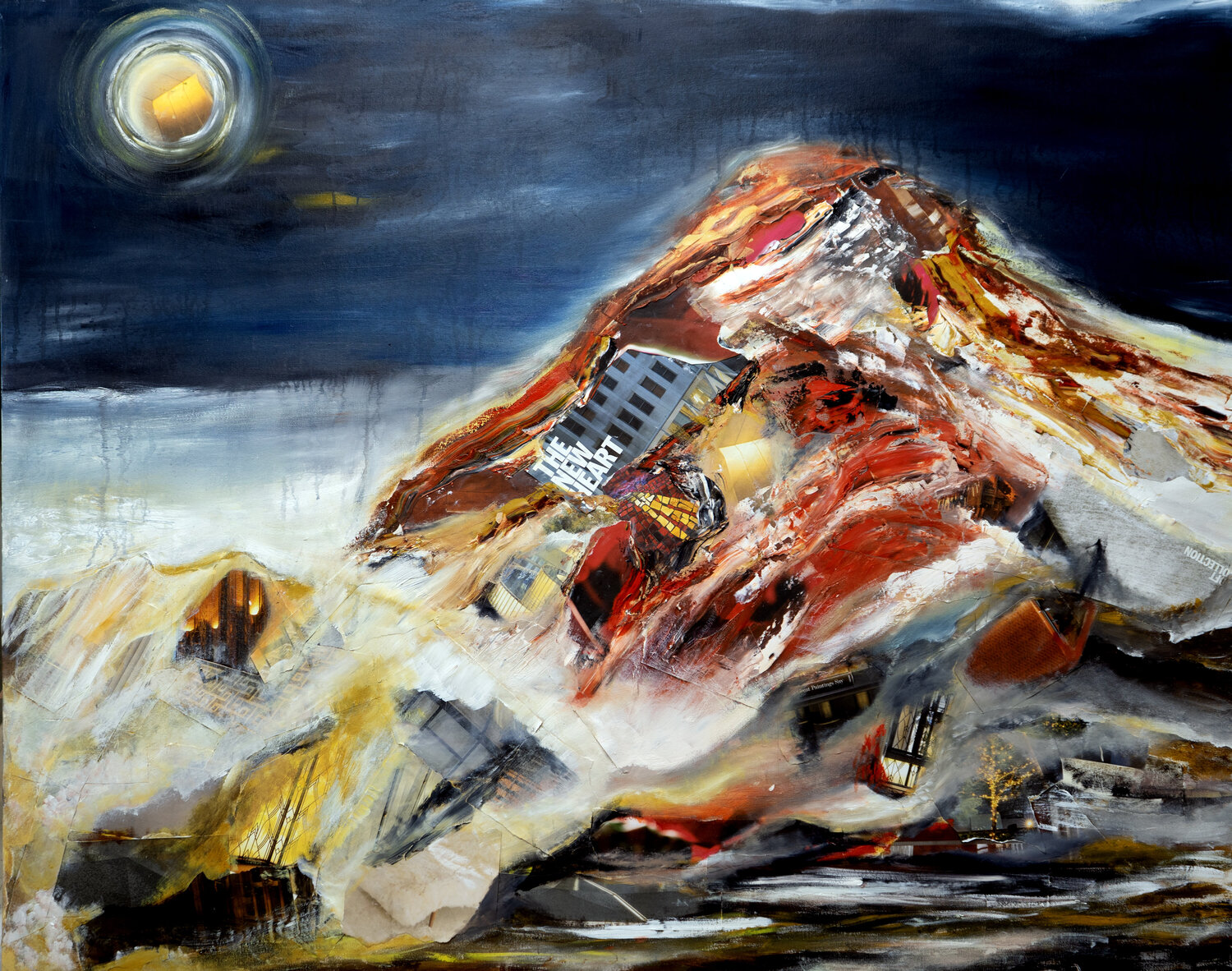 The New Heart Wei Xue Original painting for sale