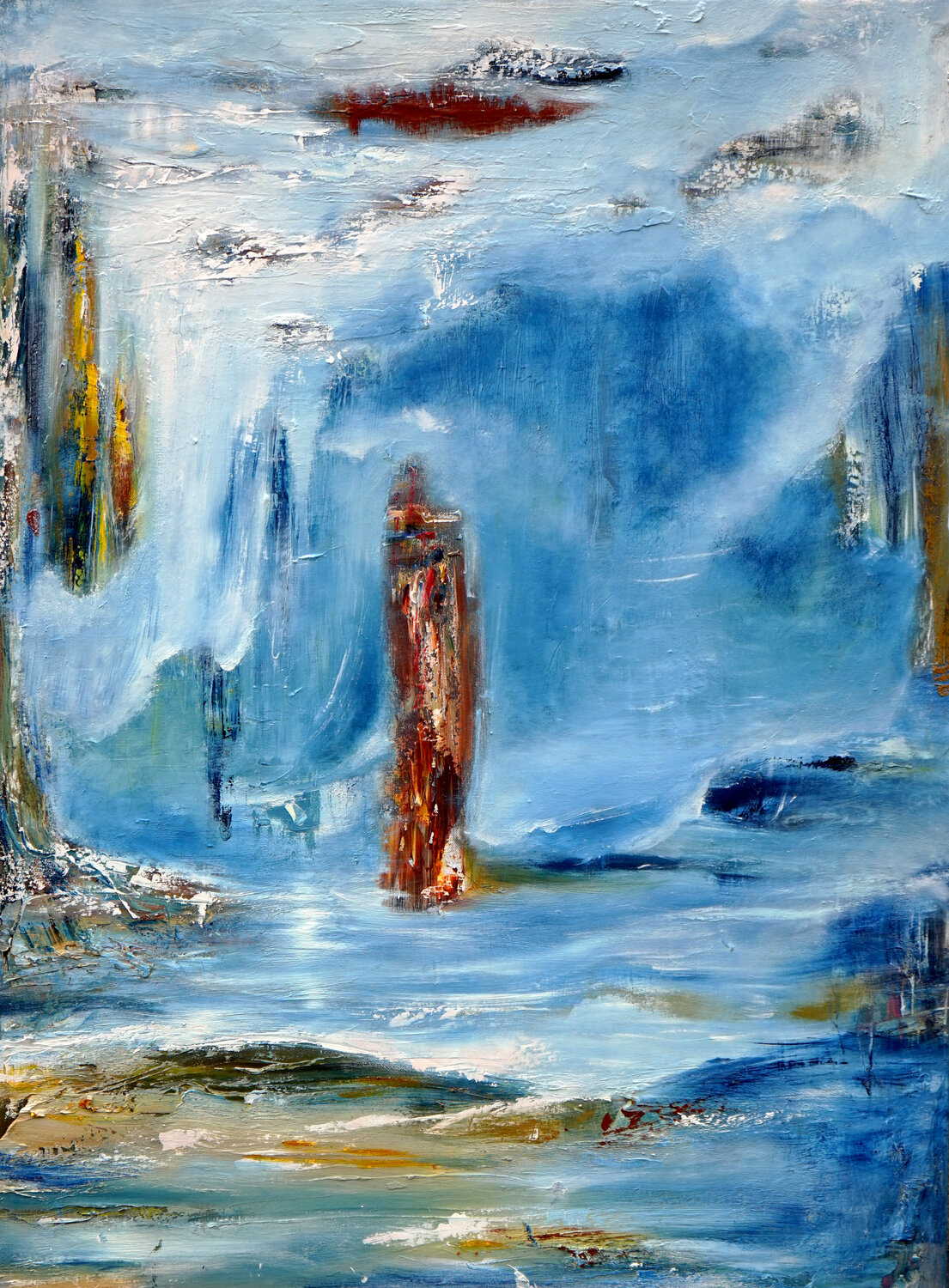 Harbor of Memories Wei Xue Original painting for sale
