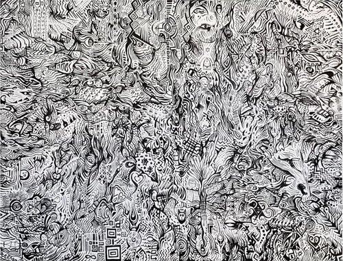 Synapses 08 by Mirela Fioresy, Painting for Sale on Select