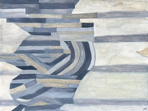 RE|FRACTION 01.03 by Mirela Fioresy, Painting for Sale on Select