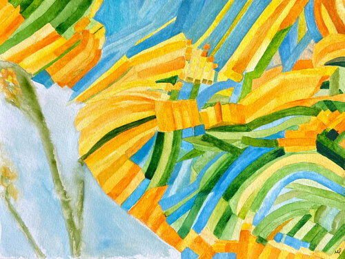 RE|FRACTION 02.03 by Mirela Fioresy, Painting for Sale on Select